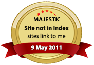 Selo Majestic - O Site Não Está no Índice Selo Majestic - O Site Não Está no Índice