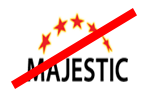 Logotipo do Majestic com altura maior