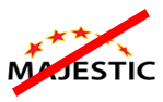 Logotipo do Majestic com largura maior